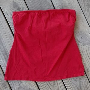 Strapless wet seal top